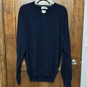 Peter Millar Crown Soft Sweater in Navy Color 85% Merino Wool 15% Silk